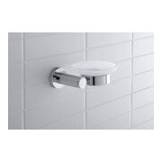 Duravit Seifenschale D-Code 13,5x12cm, Gl. we. ma, Sch links, chrom-4