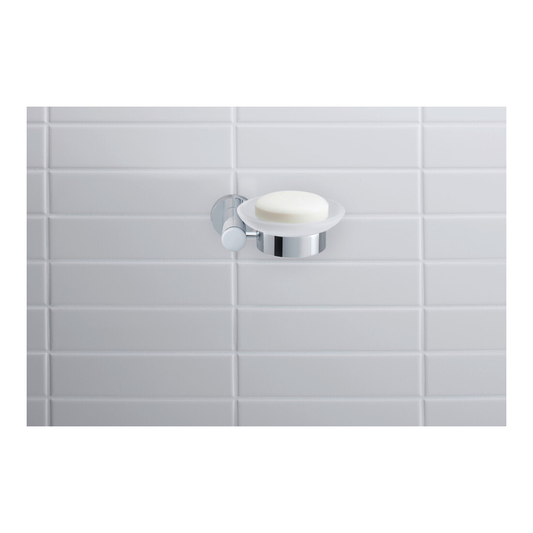 Duravit Seifenschale D-Code 13,5x12cm, Gl. we. ma, Sch links, chrom