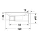 Duravit Seifenschale D-Code 13,5x12cm, Gl. we. ma, Sch links, chrom-5