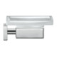Duravit Seifenschale Karree 11,5x12,2cm, Gl. weiß matt, Halter chrom-1