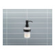 Duravit Seifenspender D-Code noir mat, 6,9x14,5 cm, verre blanc mat