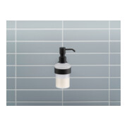 Duravit Seifenspender D-Code noir mat, 6,9x14,5 cm, verre blanc mat-4