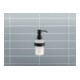 Duravit Seifenspender D-Code schwarz matt, 6,9x14,5cm, Glas weiß matt