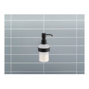 Duravit Seifenspender D-Code schwarz matt, 6,9x14,5cm, Glas weiß matt-5