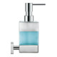Duravit Seifenspender Karree 7x12,4cm, Wandmont., Gl. we m, Ha. chrom-2