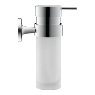 Duravit Seifenspender Starck T 6x12,6cm, Wandmont., Gl. we matt, chrom