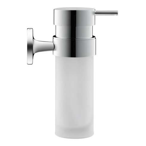 Duravit Seifenspender Starck T 6x12,6cm, Wandmont., Gl. we matt, chrom