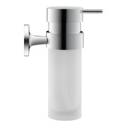 Duravit Seifenspender Starck T 6x12,6cm, Wandmont., Gl. we matt, chrom