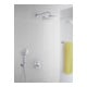 Duravit Set complet mitigeur douche encastré D-Code céramique, rond, avec inverseur, chrome