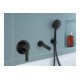 Duravit Set complet Mitigeur monocommande encastré D-Code céramique, 19 l, noir mat