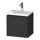 Duravit Set de meubles L-Cube 45x35x48 cm, 1 porte, en L, avec HL, gris mat-1