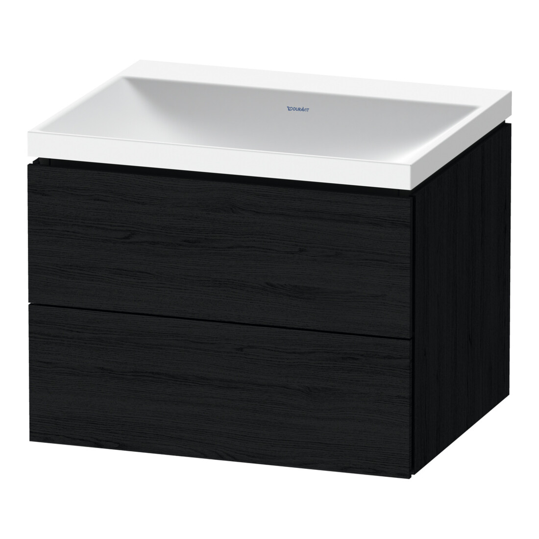 Duravit Set de meubles L-Cube 60x48x48 cm, sans robinet, blanc œuf, 2 tiroirs