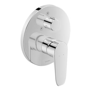 Duravit Set de montage B.1 Mitigeur douche encastré, avec inverseur, rond, chrome
