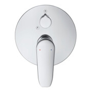 Duravit Set de montage B.1 Mitigeur douche encastré, avec inverseur, rond, chrome-3