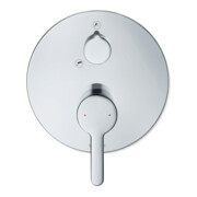 Duravit Set de montage C.1 Mitigeur monocommande baignoire encastré, rond, avec inverseur, chrome-4