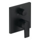 Duravit Set de montage Manhattan Mitigeur baignoire encastré, inverseur, noir mat-1
