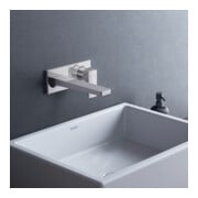 Duravit Set de montage Manhattan Mitigeur lavabo encastré, A 189 mm, sans tirette, chrome-4