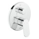 Duravit Set de montage prêt à l'emploi Wave Mitigeur monocommande baignoire UP, chrome-1