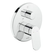 Duravit Set de montage prêt à l'emploi Wave Mitigeur monocommande baignoire UP, chrome