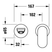 Duravit Set de montage prêt à l’emploi Wave Mitigeur lavabo mono-commande, bec 202 mm, ES brossé-4