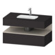 Duravit Set meuble lavabo encastré Qatego 100x55x60 cm, T m/Grap mat, meuble sous-lavabo console-1