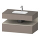 Duravit Set meuble lavabo encastré Qatego 100x55x60cm, T m/ba m, Kon-WTU, niche-1