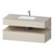 Duravit Set meuble-lavabo encastré Qatego 120x55x60 cm, E Ma/t m, Kon-WTU, niche-1