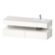 Duravit Set meuble lavabo encastré Qatego 160x50x60 cm, Kon-WTU, B, B droite, blanc brillant-1
