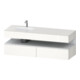 Duravit Set meuble lavabo encastré Qatego 160x50x60cm, Kon-WTU, blanc mat/blanc brillant-1