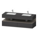 Duravit Set meuble lavabo encastré Qatego 160x55x60cm, Kon-WTU, B, bas. avec Grap ma-1