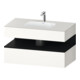 Duravit Set meuble vasque encastrable Qatego 100x55x60 cm, blanc mat, console sous vasque-1