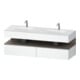 Duravit Set meuble vasque encastré Qatego 160x55x60 cm, Kon-WTU, B, bas. mat/blanc-1
