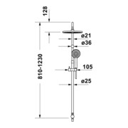 Duravit ShowerSystem Reno MinusFlow Chrom-2
