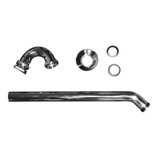 Duravit Siphon de bidet 1 1/4", avec tube de vidange prolongé, chrome
