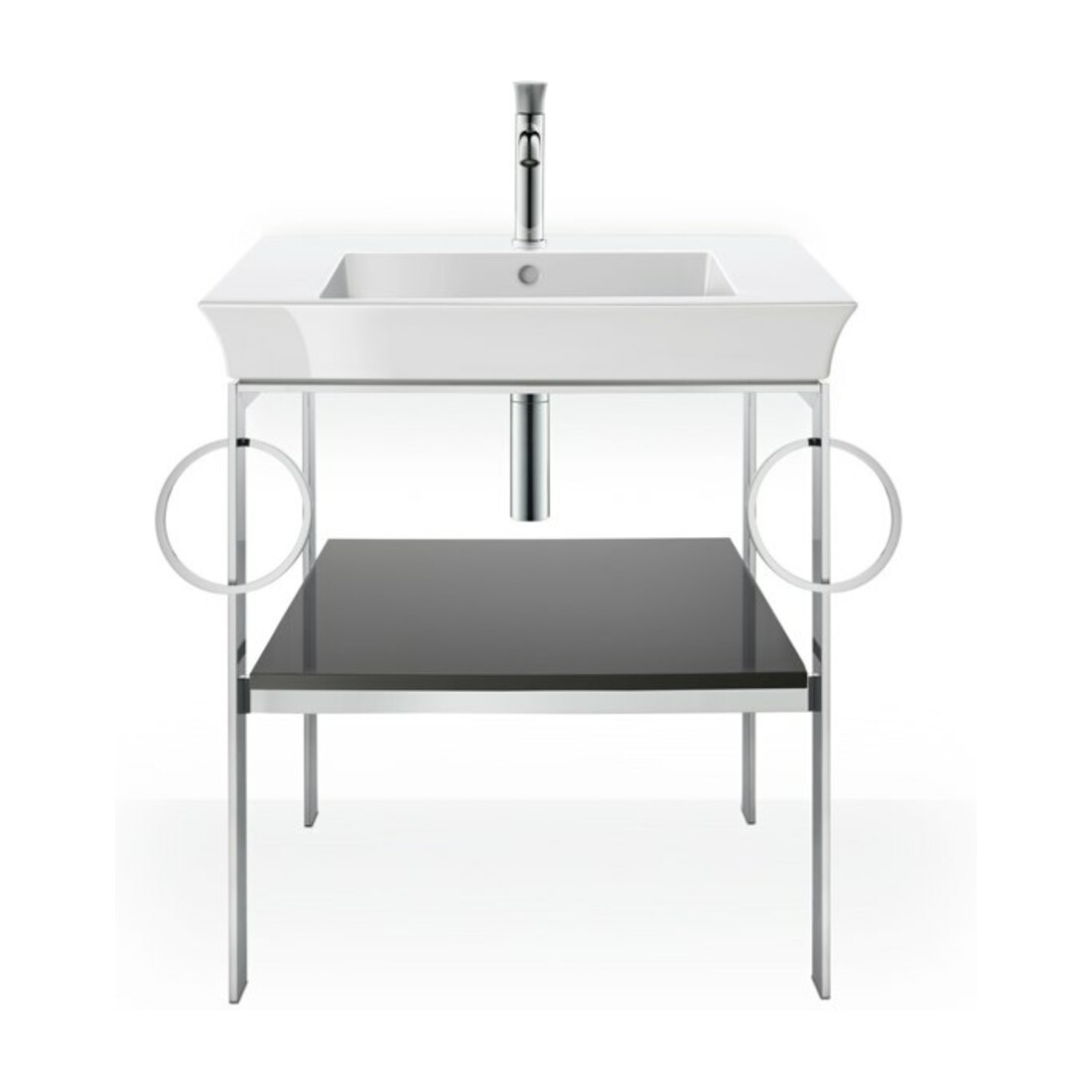 Duravit Siphon design pour lavabos, chrome