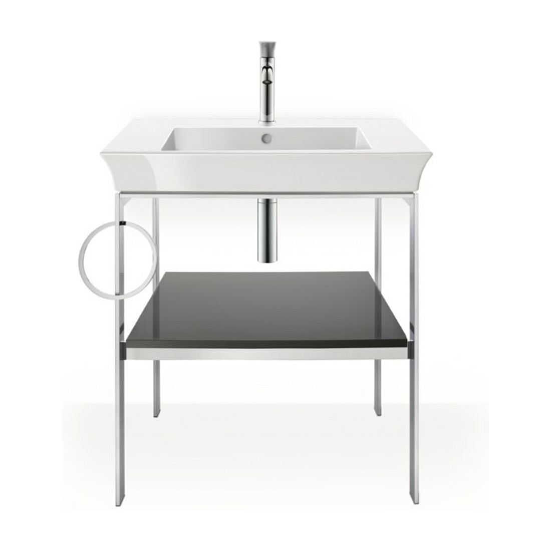 Duravit Siphon design pour lavabos, chrome