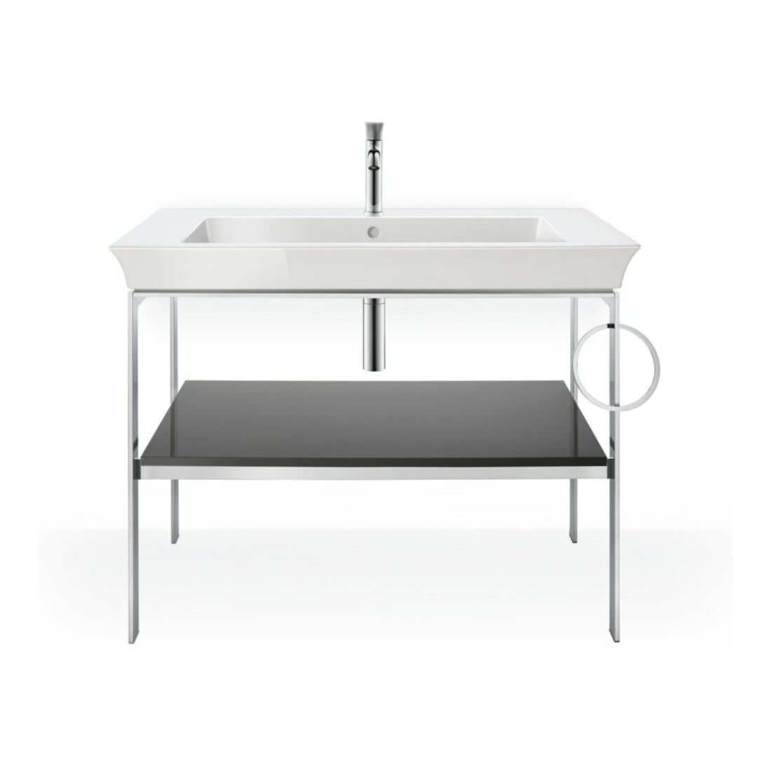 Duravit Siphon design pour lavabos, chrome