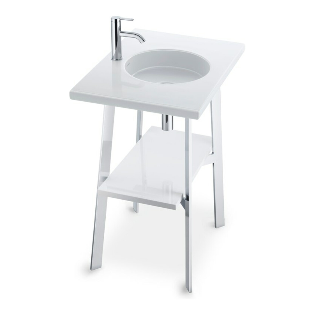 Duravit Siphon design pour lavabos, chrome