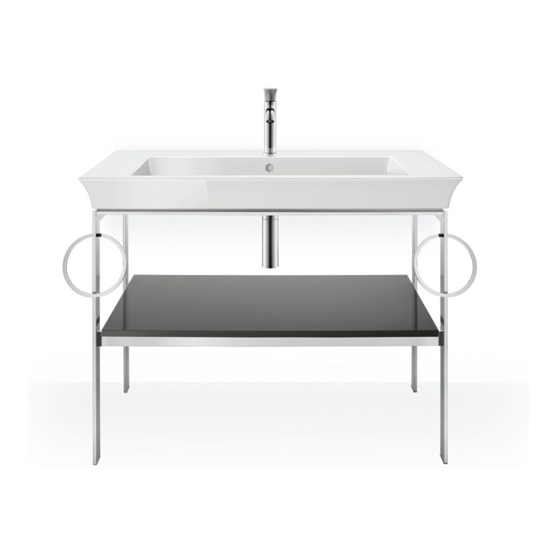 Duravit Siphon design pour lavabos, chrome