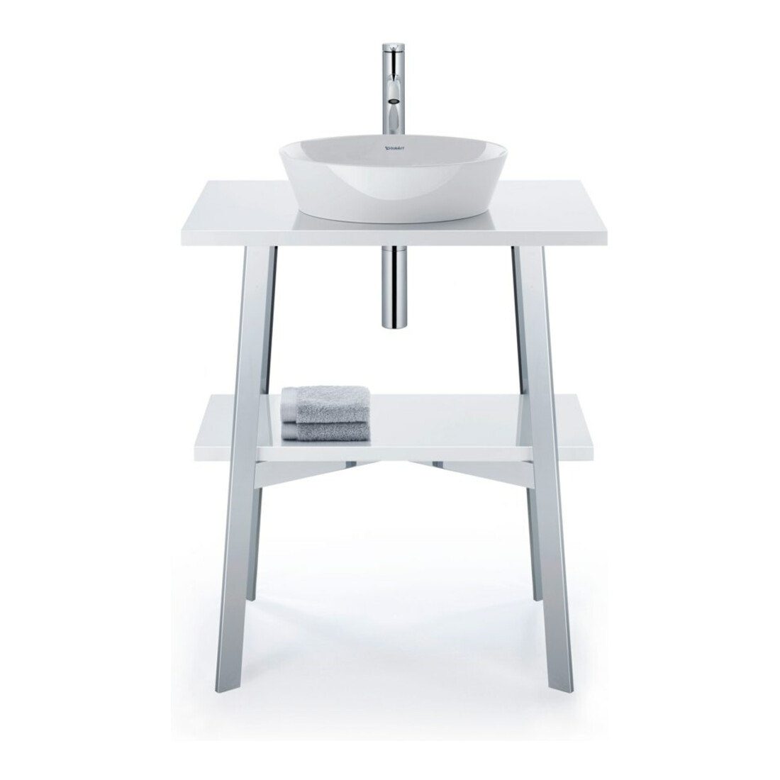 Duravit Siphon design pour lavabos, chrome