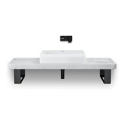 Duravit Siphon design pour lavabos, noir mat-2