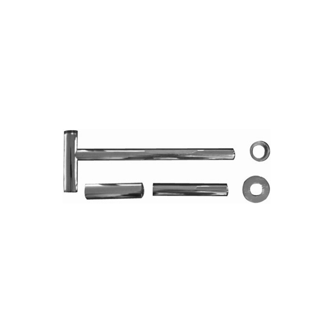 Duravit Siphon design pour lavabos, or poli
