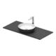 Duravit Sivida Console Lavabo 108x50 cm, I.Fa w m, Couleur Extérieure Gris Ma-1