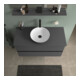Duravit Sivida Console Lavabo 108x50 cm, I.Fa w m, Couleur Extérieure Gris Ma
