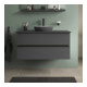 Duravit Sivida Console Lavabo 108x50 cm, I.Fa w m, Couleur Extérieure Gris Ma