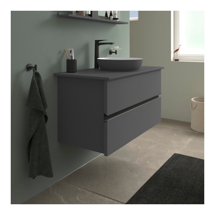 Duravit Sivida Console Lavabo 108x50 cm, I.Fa w m, Couleur Extérieure Gris Ma