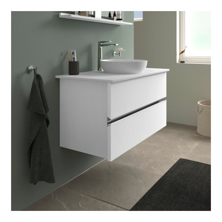 Duravit Sivida Console lavabo 108x50cm, blanc mat soyeux