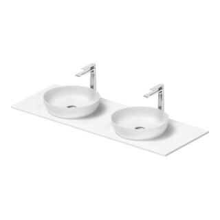 Duravit Sivida Console Lavabo 135x50 cm, blanc mat soyeux