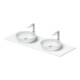 Duravit Sivida Console Lavabo 135x50 cm, blanc mat soyeux-1