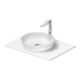 Duravit Sivida Console lavabo 68x50 cm, blanc mat soyeux-1